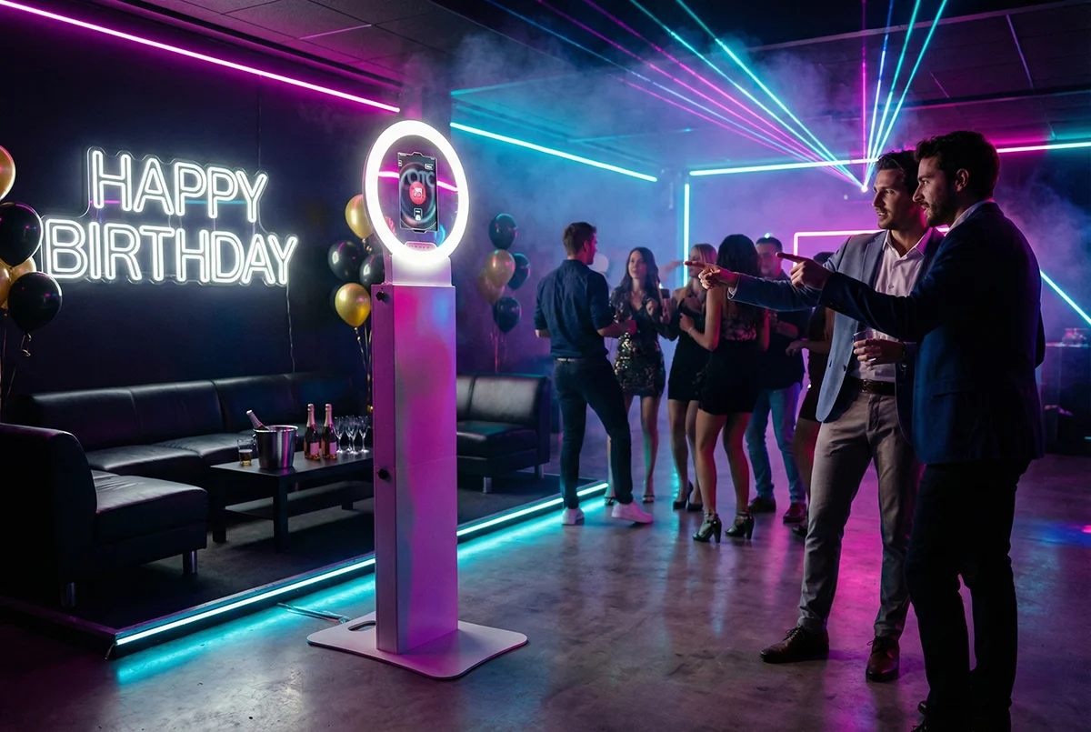 Fotomaton Selfie IA para fiestas de empresa